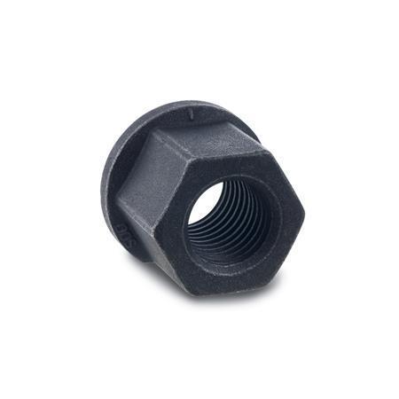Otto Ganter Hexagon Nut with Collar, DIN 6331